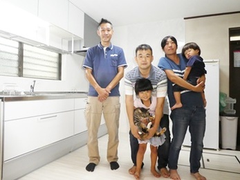 キッチンの改修工事を行ったお客様です。