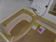 エステホーム　市川市　浴室改修工事　施工中