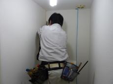 千葉市花見川区　エステホーム　トイレリフォーム　施工中