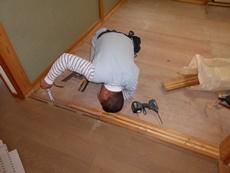 エステホーム　千葉市　和室工事　施工中