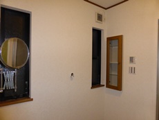 千葉市中央区 N様邸 洗面台交換工事施工事例 施工中