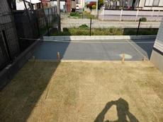 千葉市中央区　エステホーム　エクステリア施工事例　施工中