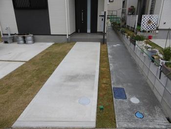 千葉市中央区　エステホーム　エクステリア施工事例　施工後