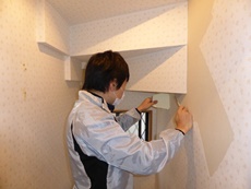 市川市　エステホーム　トイレ施工事例　施工中