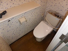 エステホーム　市原市　トイレ改修工事事例　施工中