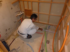 市原市　エステホーム　H様邸　浴室改修工事　施工中