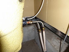 市原市　Ｋ様邸　ガスコンロとガス給湯器交換工事　施工事例　施工中