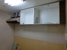 エステホーム　千葉市花見川区　キッチン改修工事施工事例　施工中