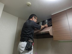 エステホーム　千葉市花見川区　キッチン改修工事施工事例　施工中