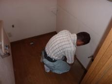 エステホーム　市原市　トイレリフォーム　施工中