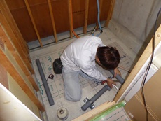 エステホーム　千葉市花見川区　U様邸　浴室改修工事　施工中