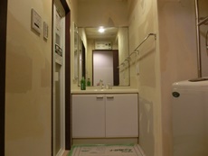 エステホーム　千葉市花見川区　U様邸　洗面室内装改修工事　施工中