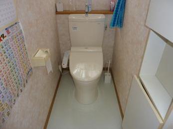 水漏れを改善、トイレ交換リフォーム