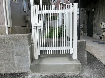 25年間使っていた門扉を新しく！