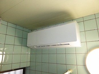 普段シャワーが多いので、冬場に備えて使えるようにしました