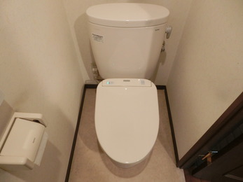 節水性の高い快適なトイレになりました。